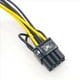 thumbnail image 4 of 15 Piezas 15Pin SATA Macho una 8Pin (6 + 2) Cable de Fuente de Alimentación PCI-e Cable SATA de 20 cm Cable de 15 una 8 18AWG para Tarjeta GráFica, 4 of 5