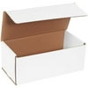 50-Case White Corrugated Boxes 10x5x4" ECT-32B - Secure Shipping Solution