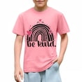 thumbnail image 6 of Babcutegg Kid Boys Uniform Short Sleeve Back to School Wear Casual Fashion Lightweight Summer Shirts for Boys Pink Size 5 T, 6 of 6