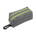 thumbnail image 3 of Dispensador de bolsas de basura portátil para caminar al aire libre y acampar Cremallera doble gris Yuyangstore Soporte para residuos, 3 of 8