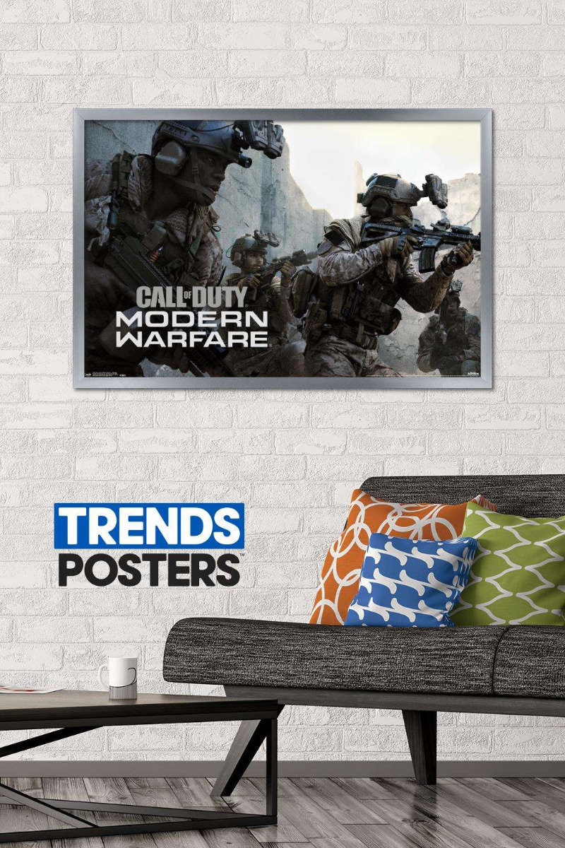 Call of Duty: Modern Warfare - Campaign Wall Poster, 22.375" x 34", Framed