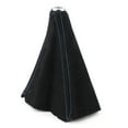 thumbnail image 3 of Car Interior Accessory Shifter Lever Dust Cover Boot Gaiter Car Interior Suede Universal For Most VehiclesBlue Stitching, 3 of 8