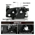 thumbnail image 2 of Left &Right For 2006-2010 Dodge Charger SE SXT SXT Headlight Chrome OE-Style, 2 of 14