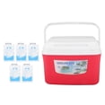 thumbnail image 2 of Caja de refrigerador más cálido, temperatura constante roja constante de doble propósito refrigerador para medicamentos para acampar, 2 of 7
