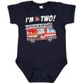 thumbnail image 3 of Inktastic I'm 2 Fire Truck 2nd Birthday Boys or Girls Baby Bodysuit, 3 of 5