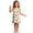 White, variant on WXFAZCVU Toddler Girls Nightdress Halloween Graphic Print Sleepwear Short Sleeve Pajamas Dress Size 5-6 Years