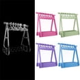 thumbnail image 3 of Cute Earring Rack Holder Coat Hangers Stand  Earring Closet Acrylic Earring Display Stand Earrings Organizer Ear Stud Holder, 3 of 7