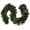 Green, variant on Christmas Wreath and Garland Set Artificial Greenery for Front Door and Fireplace, Indoor Outdoor Xmas Decor Pre-Decorated with Rattan, Ball Ornaments and Rich Accents