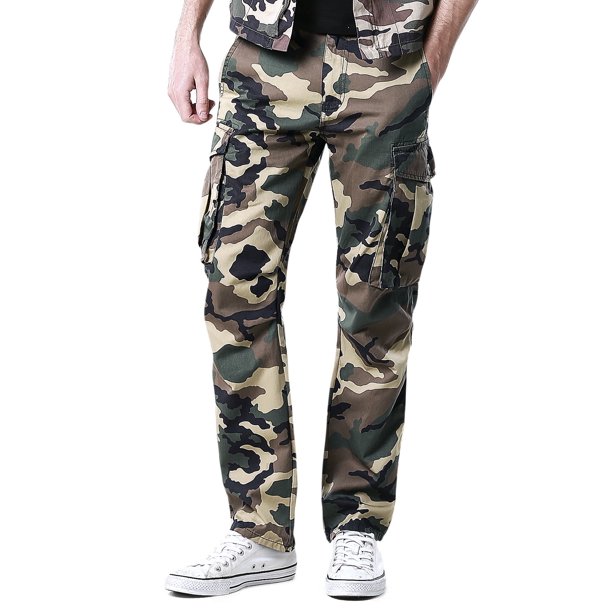 Pantalones Cargo Retro para Hombre Match #6546 Caqui Talla 38
