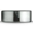 thumbnail image 2 of Tungsten Idaho The Gem State Band Ring 8mm Men Women Comfort Fit Brushed Gray Flat Cut Black Polished, 2 of 4
