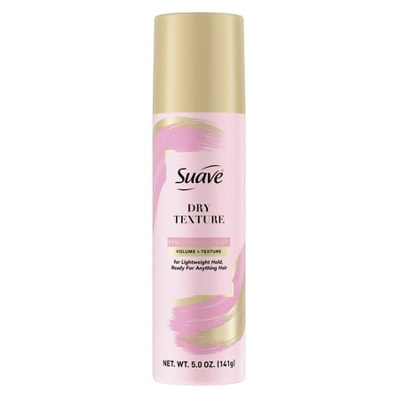 Suave Pink Dry Texture Finishing Spray, Volumizing, 5 oz