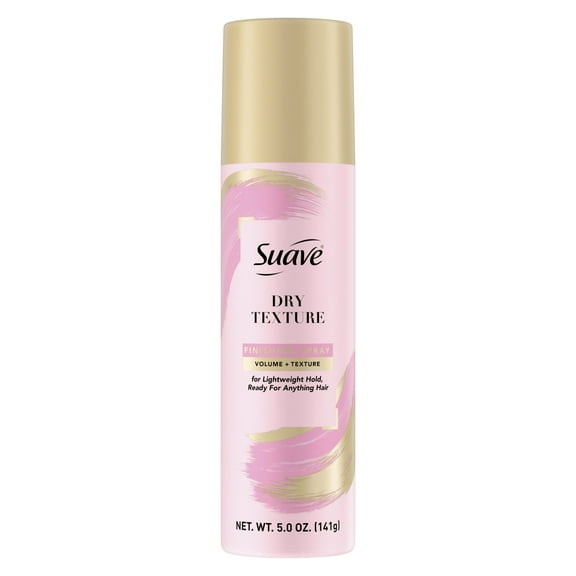 Suave Pink Dry Texture Finishing Spray, Volumizing, 5 oz