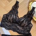 thumbnail image 2 of hotojiny Women's Bra Cute Lace Bralette Padded Underwire Everyday Bra Wide Strap Full Coverage Comfortable Bra, 2 of 7