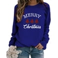 thumbnail image 4 of Sudaderas Navideñas Para Mujer, Blusa de Manga Larga Con Bolsillo Estampado A La Moda, Tops Informales, Sudaderas Con Botones Odeerbi ODB191808, 4 of 7
