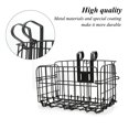 thumbnail image 5 of Cesta delantera plegable para bicicleta de montaña de hierro negro fuerte bolsa de alambre colgante trasera plegable accesorio negro grueso fuerte 1300g Fugacal Otros, 5 of 5
