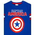 thumbnail image 4 of Marvel Boys Blue Long Sleeve Long Leg Pyjama Set, 4 of 7