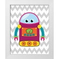 thumbnail image 1 of Robinson, Tamara 26x32 White Modern Wood Framed Museum Art Print Titled - Robot Chevron VI, 1 of 4
