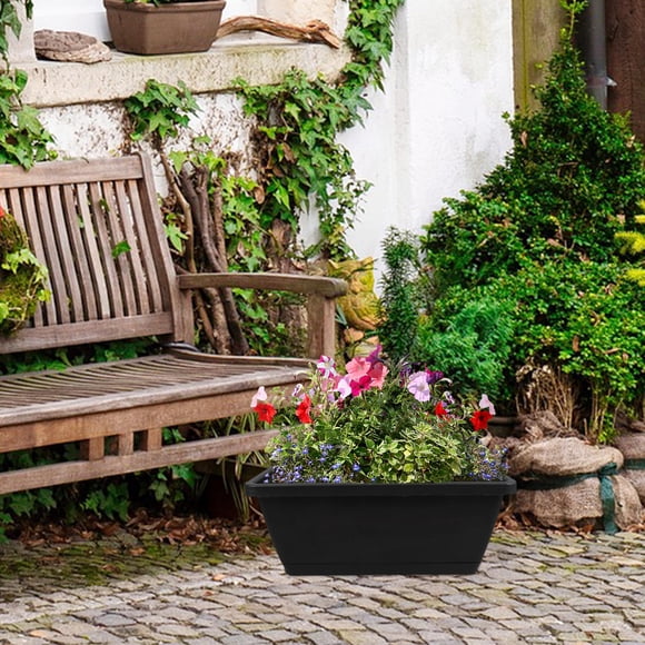 USHOBE 2Jgo Maceta Plástica Para Plantas De Exterior Con Circulación De Aire