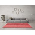 thumbnail image 3 of Ahgly Company Indoor Rectangle Abstract Red Contemporary Area Rugs, 7' x 10', 3 of 4