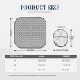 thumbnail image 6 of Uemuo Gray Plaid Printed 2 PCS Car Windshield Sun Shade, Auto Sun Heat and UV Rays Blocker, Foldable Automotive Front Window Sunshade Protector, 6 of 7