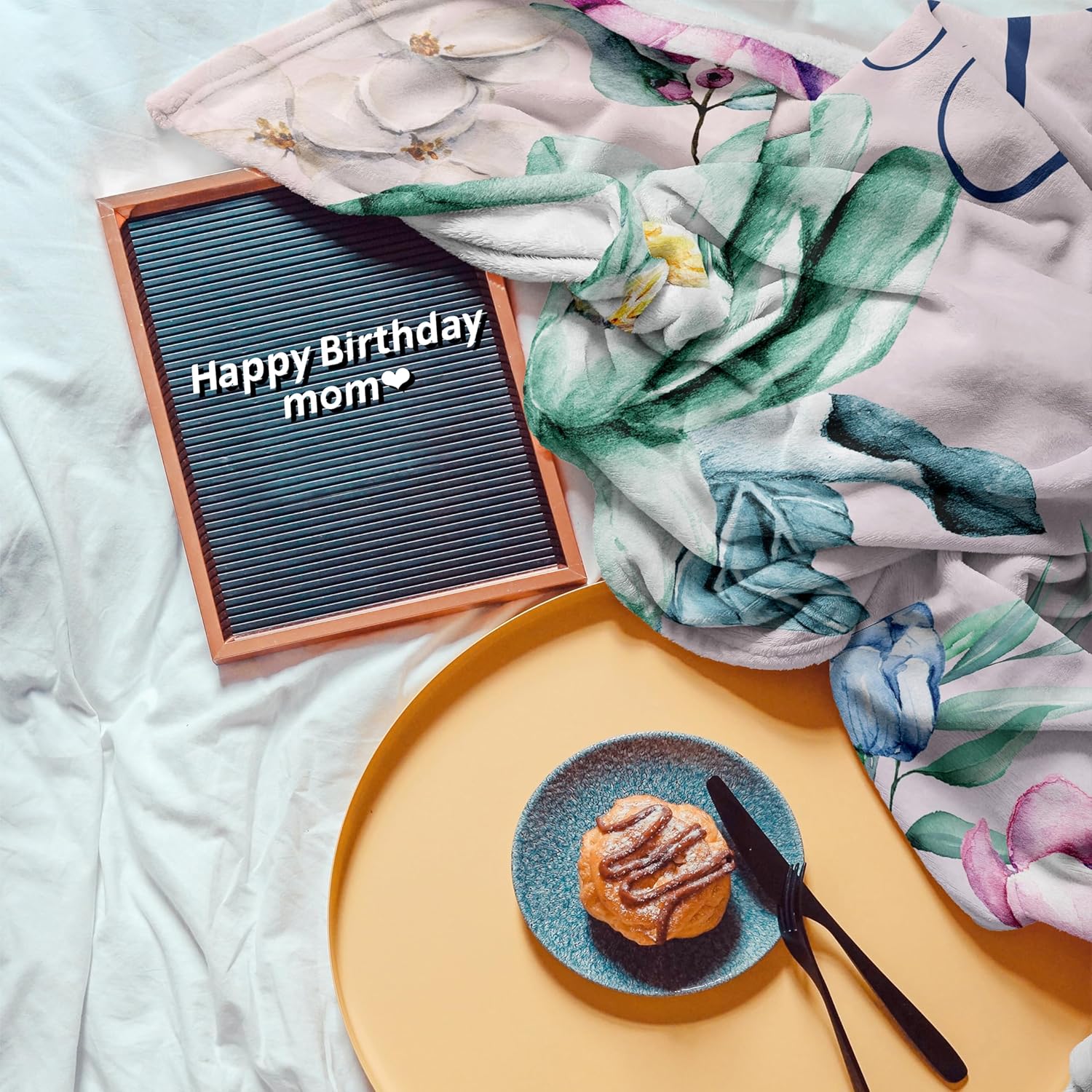 Sister Birthday Gifts - Birthday Gift for Sister from Brother Sister - Happy Birthday Sisters Throw Blanket