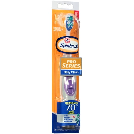 Arm & Hammer Spinbrush Powered Pro Clean Medium Toothbrush, 1ct