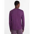 thumbnail image 3 of Athletic Works Men's and Big & Tall Men's Tri-Blend Tee with Long Sleeves, Sizes XS-4XLT, 3 of 5