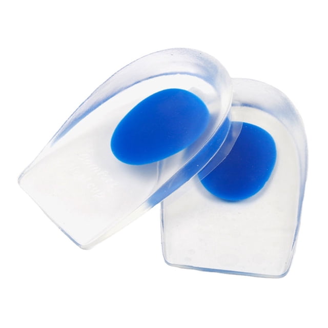 Espolón calcáneo en el talón 4 piezas - Plantilla ortopédica para el talón de gel de silicona - Ortesis para tendinitis del tendón de Aquiles para mujeres y hombres - talla 35-39