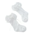 thumbnail image 2 of xiaxaixu Infant Baby Girls Long Stockings Princess Solid Color Tassel Big Bowknot Socks Spring Cute Over-The-Knee Socks, 2 of 8