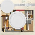 thumbnail image 3 of Ambesonne Music Place Mats Set of 4, Geometric Guitar Funky, Standard Size, Multicolor, 3 of 6