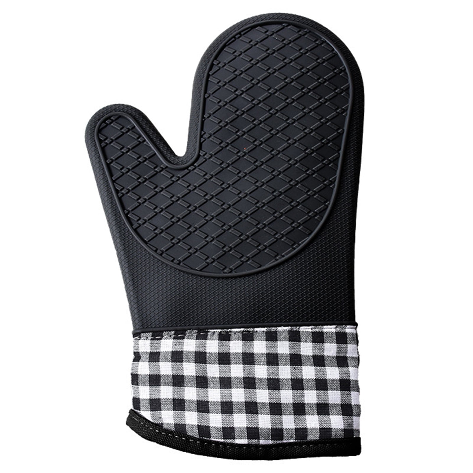 Finlayson Coronna Oven Glove, Cotton, Black/White, 15 x 30 cm