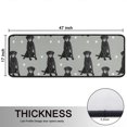 thumbnail image 5 of Kitchen Rugs Sets Of 2,Black Labrador Anti Fatigue Kitchen Mat Rugs Non Slip Washable,Decorative Kitchen Floor Mats for Kitchen,Sink,Laundry,17"x47"+17"x47", 5 of 5