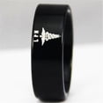 thumbnail image 2 of Black Tungsten Licensed Practical Nurse Ring, 2 of 5