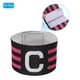 thumbnail image 3 of Brazalete de Capitán de Fútbol Uxcell 12.2x2.5", Paquete de 3, Ajustable de Nailon Unisex Elástico para Entrenamiento de Equipo Juvenil, Negro, 3 of 5