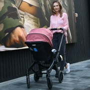 Cochildor Citi 2.0 Pro Baby Stroller, Parent-Facing with 3 Modes, Adjustable Handle, Extendable Seat Panel Standard Stroller, Pink