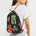 thumbnail image 6 of XMXT Unisex Drawstring Backpack for Women Men, Beautiful Christmas Gifts Waterproof Gym Bag String Bags for Shopping Sport Travel, m, 6 of 8
