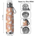 thumbnail image 3 of Modern 29oz Stainless Steel Insulated Thermos with Tea Filter, 360° Printed Travel Bottle, Leakproof BPA-Free Flask with Anti-Slip Base, 304 Inner & 201 Outer, Vacuum Cup, 3 of 6