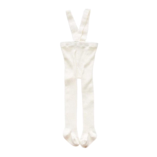 Pantimedias Con Tirantes Transpirables Para Niños Pequeños, Pantimedias Ajustadas De Cintura Alta De Color Sólido Para Niñas Pequeñas, Calcetines Básicos Para El Día A Día Methold BA001331-04