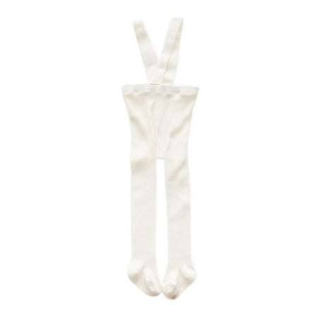 

2021 Breathable Infant Kids Suspender Pantyhose Baby Girls Solid Color High Waist Overall Tight-fitting Pantyhose Base Socks for Daily