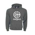 thumbnail image 1 of Capsule corp Chandails à Capuchon (Gris Foncé, TG), 1 of 11
