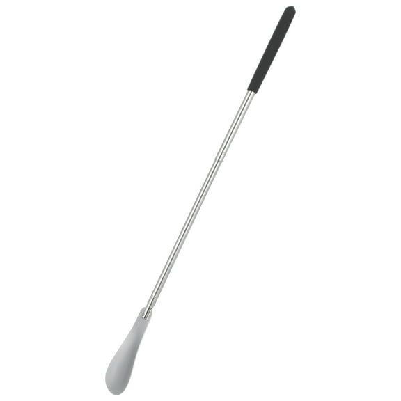 WHAMVOX Boot Horn Stainless Steel Shoehorn Shoe Horn for Shoes Men's 74.00X4.00X1.00CM