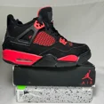 thumbnail image 1 of Ni - ke Size 7 - Ni - ke Air Jordan 4 Retro GS Red Thunder Men's Shoes - 408452 016, 1 of 5