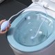 thumbnail image 3 of Cateissary Accesorios de descarga Partes del cuerpo fáciles de limpiar con conexión estrecha Limpieza de lavabos para mujeres embarazadas Juegos de accesorios de baño Un solo agujero blanco, 3 of 6