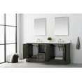 thumbnail image 3 of Vanity Art 72 Inch Double Sink Bathroom Vanity with Ceramic Sink and Engineered Marble Top, Without Mirror, 3 of 5