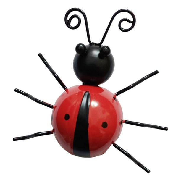Figura decorativa de escarabajo para jardín de hadas, decoración para casa de muñecas, juguetes para niños 9cm