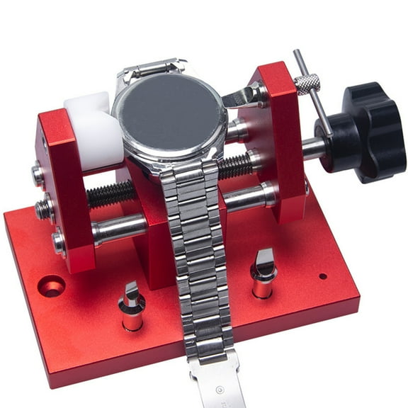 Professional Watch Snap-on Case Back Opener Ergonomic Handle, Delrin Bracket for Watch Repair Bracelet Link Pin Removal