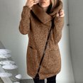 thumbnail image 2 of Veste à Capuche Décontractée pour Femmes, Manteau Long à Fermeture Éclair, Sweat-Shirt, 2 of 7