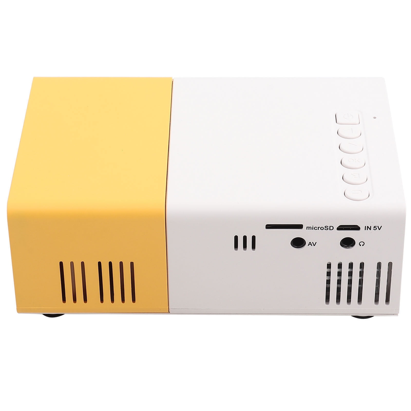 Home Theater, 5 X 3.2 X 1.9In 1080P Mini Projector, For Camping Travel Movies Games