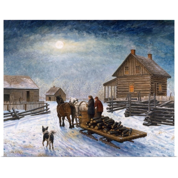 Great BIG Canvas | Rolled Kevin Dodds Poster Print entitled Home Again