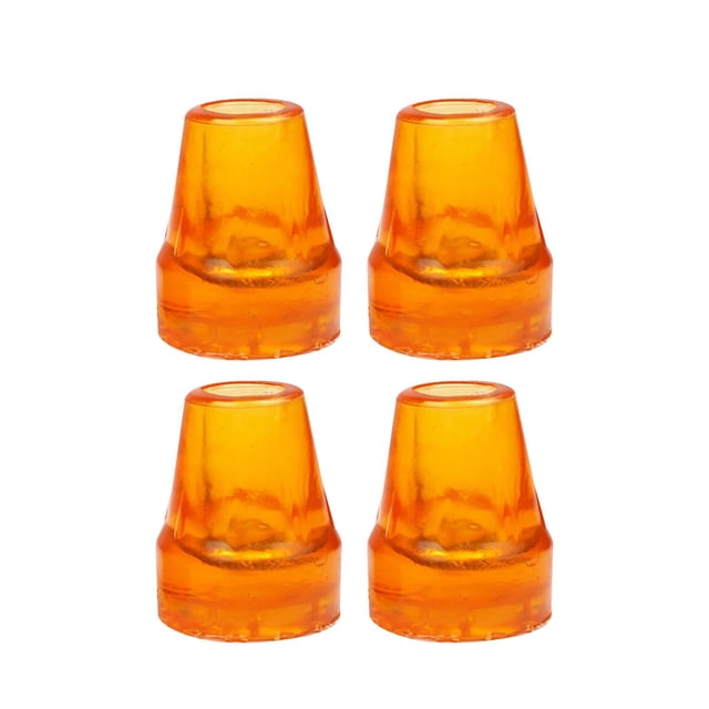 4 puntas para muletas, tapa para pies de muletas, goma resistente mejorada, gruesa, ancha, antideslizante Agujero amarillo de 19 mm jinwen Consejos para muletas